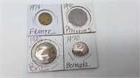 1990 Philippines, 1974 France, 1980 Peru, Bermuda