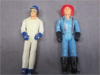 1979 Tonka AJ Foyt & Fireman Action Figures