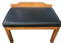 Padded Wooden Bench