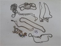 9 Vintage Necklaces