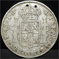1776 Charles III Spanish Silver 4 Reales Pillar Co