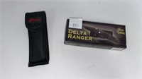 New in box Delta Ranger frost cutlery w/ case &