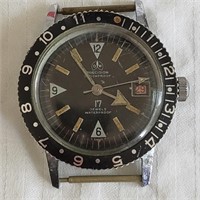Ollech & Wajs O & W Automatic Diver Watch Vintage