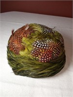 Jeanne' et Jacques VTG French Feather Hat