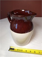8" Earthware Pitcher ( No Chips)