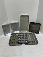 Variety Of Cake and Muffin Tins