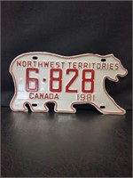 1981 Northwest Territories license plate