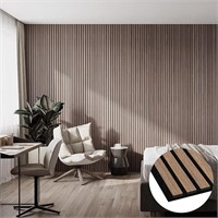 Bark & Bole Walnut Luxury Wood Slat Veneer Wall Pa