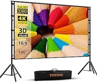 Projector Screen And Stand,towond 100 Inch Project