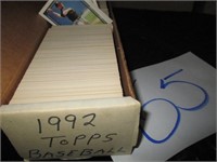 1992 TOPPS BB CARDS (COMPLETE SET)
