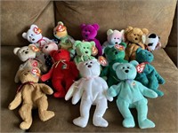 Lot of Assorted Ty Collectible Bears