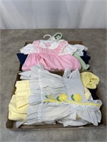 Assortment of doll clothing