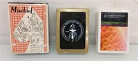 3 sets Vintage new old stock playing cards