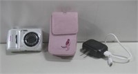 Kodak Camera W/Pink Case Untested