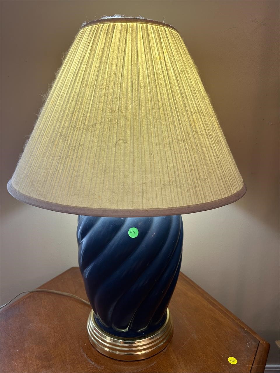 Blue & Gold Lamp