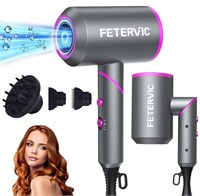 P337  FETERVIC Foldable Ionic Hair Dryer - 1800W