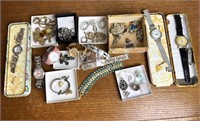 LARGE LOT OF COSTUME JEWELRY AND MORE