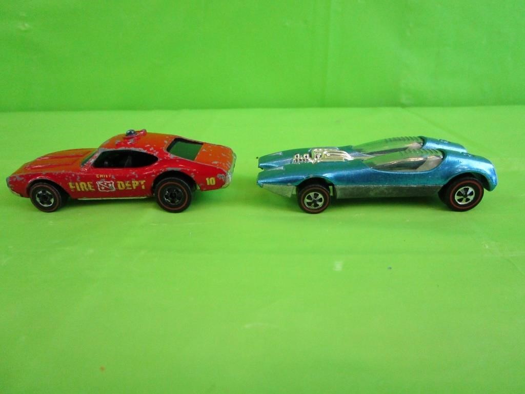 1968 Splittin Image Red Line Hot Wheel and