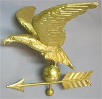 FULL BODY EAGLE WEATHERVANE AND DIRECTIONAL