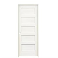 30 in. x 80 in. Conmore White Paint Smooth Solid