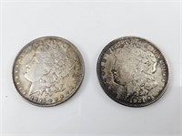 (2) Morgan Dollars - 1896 & 1921