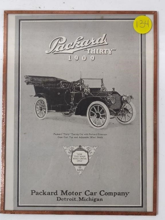 Packards Thirty 1909 Advertisement