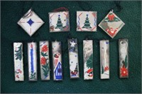 12 Vintage Christmas Ornaments