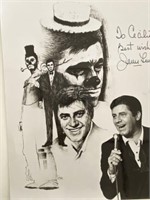 Jerry Lewis signed photo