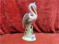 Ball Brothers Heron bird figure. 15.75" tall.