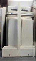 Lot of White shelving