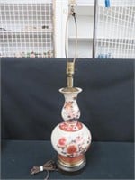 ORIENTAL STYLE TABLE LAMP (NO SHADE)
