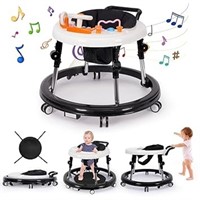 Music And Lights Baby Walker Foldable