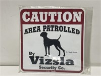 Caution Area Patrolled Sign