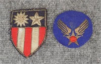 WWII Bullion CBI AAF Patches