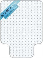 SOUNDANCE Rectangle Chair Mat for No Pile Carpeted