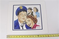 The Honeymooners Print by Cecil Highley Signed