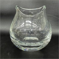 VTG Clear Art Glass Vase