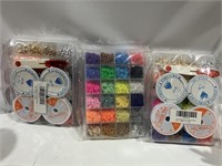 $30.00 Clay Beads for Bracelet Making, Flat Round