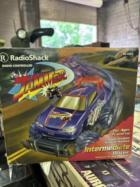 radio shack radio controlled jammer car,