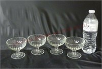 Vintage Glass Sherbet / Dessert Cups