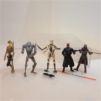 Star Wars Action Figures Darth Maul, Grievous Hunt