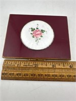 Vintage Enameled Cigarette holder w/ Rose