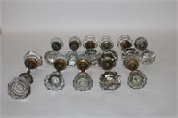 11pc Sets of Glass Knob Door Knobs