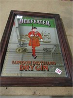 BeefEater Mirror Sign 19.5" x 14.5"