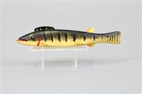 7.25" Perch Fish Spearing Decoy, Cadillac Style,