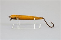 Early Folk Art Handcrafted Fishing Lure by