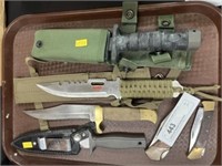 Tactical and Assorted Hunting Knives