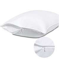 Pillow Protectors with Zipper Standard Size-100%
