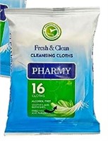 (4) Fresh & Clean Cleansing Cloths, Wet Wipes