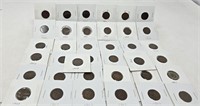38 Indian Cents (See Lot For List)